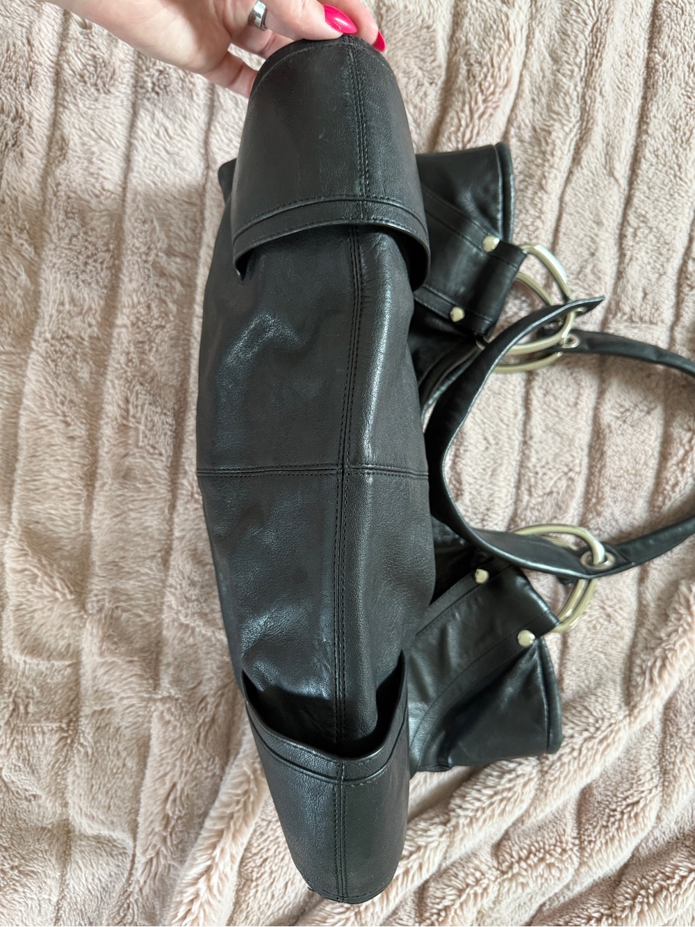 Kooba Black Leather Purse - Picture 5 of 7